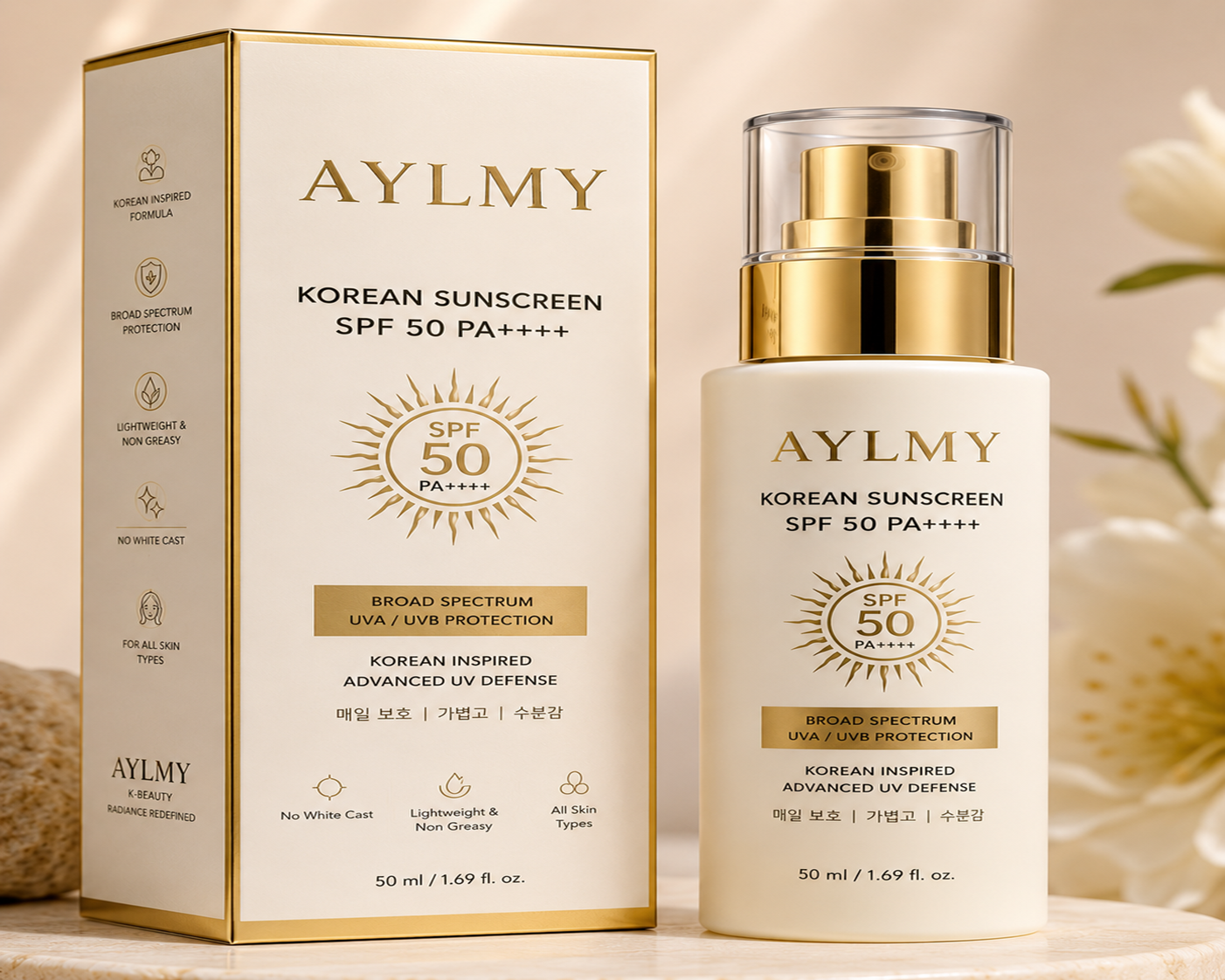 AYLMY Korean Sunscreen SPF 50